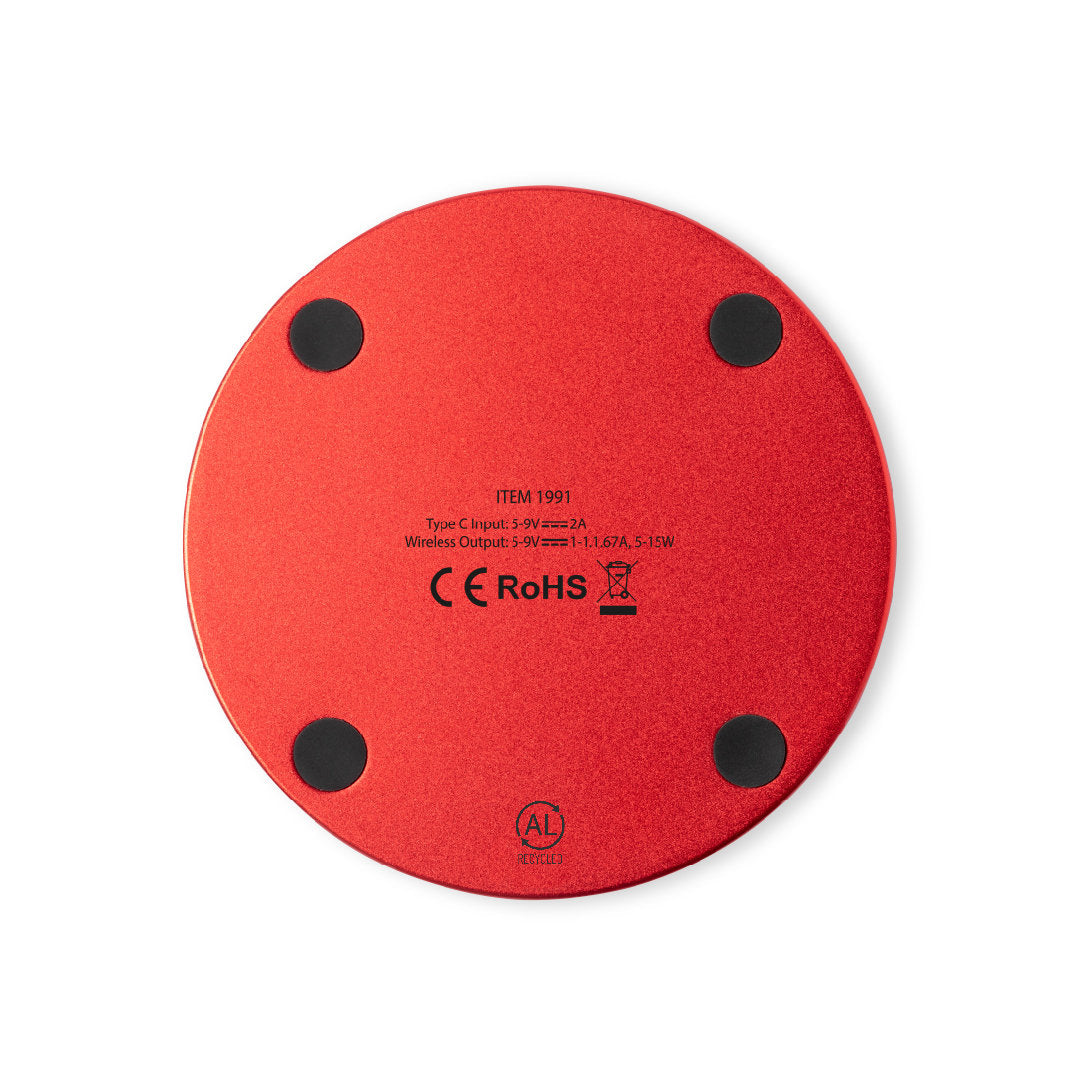 Cargador Inalámbrico 15W de Diseño Circular - Clewi