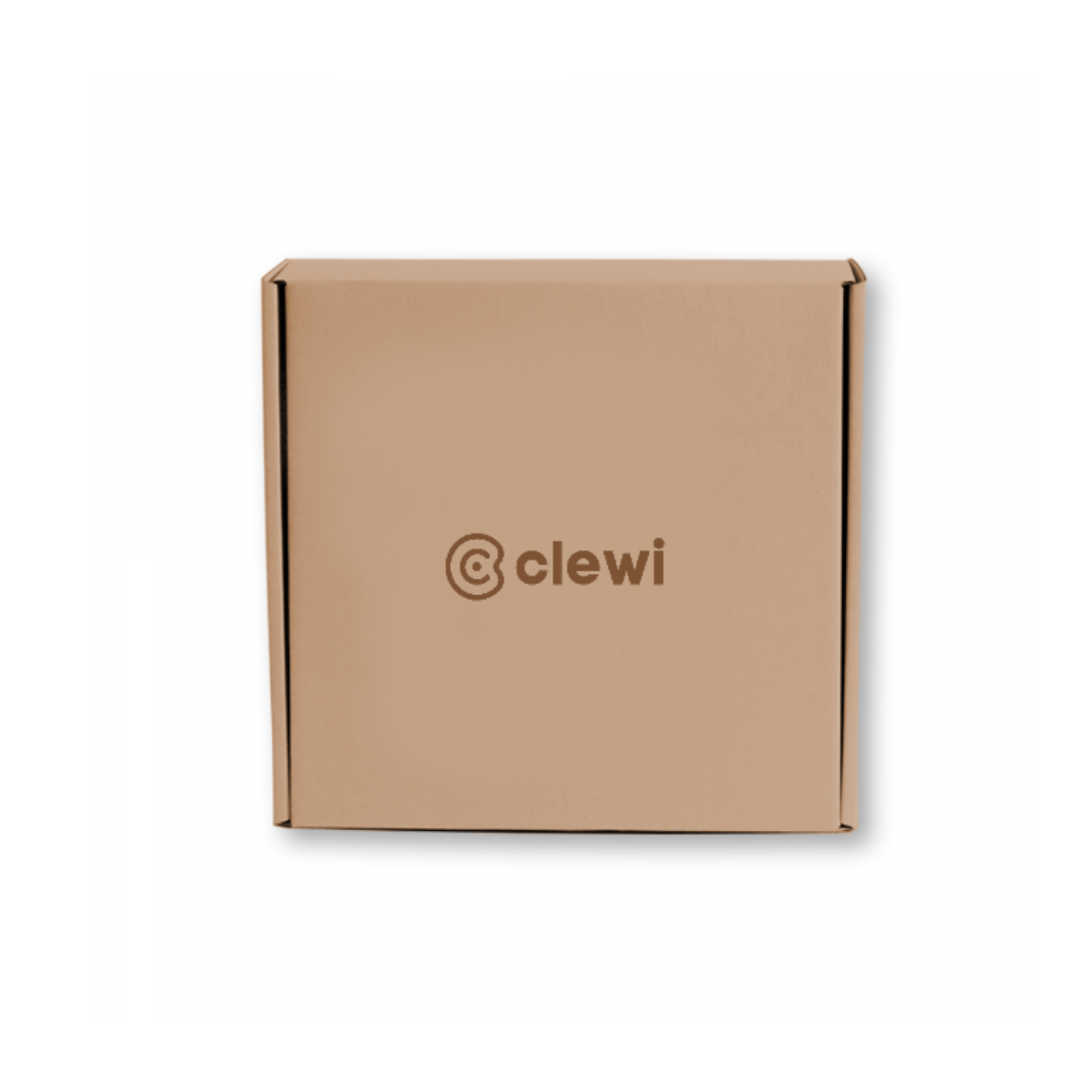 Caja de Cartón Reciclado Kraft - Clewi