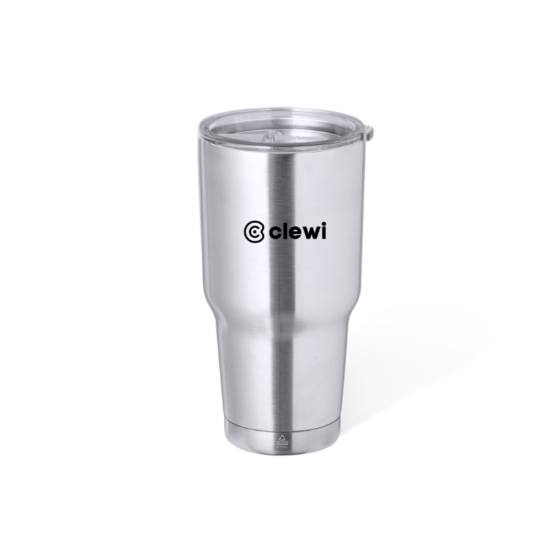 Thermal Mug in Recycled Stainless Steel 800ml