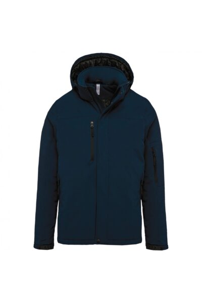 Parka Softshell Acolchada con Capucha Hombre